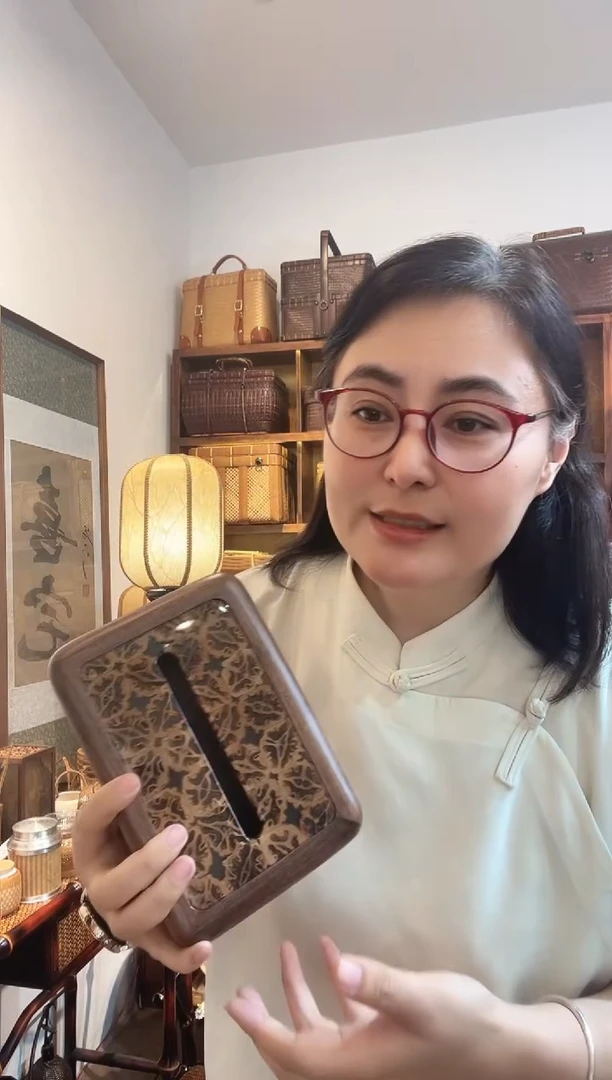胡桃木核桃纸巾盒
