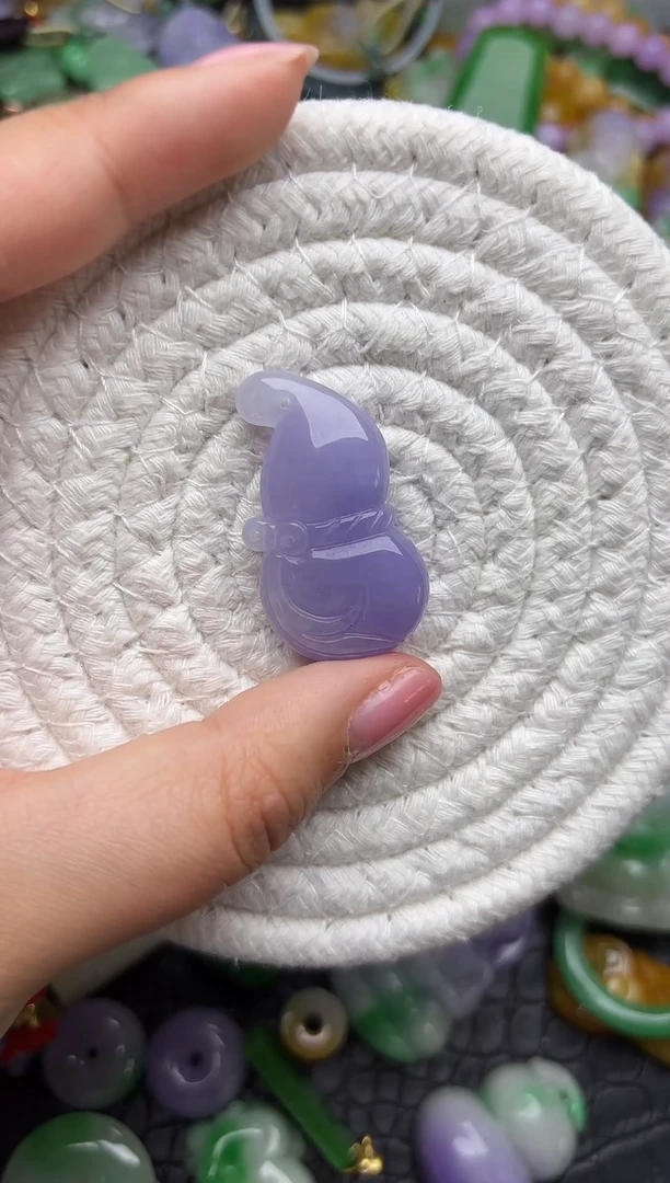 颈饰未镶嵌翡翠缅甸翡翠吊坠