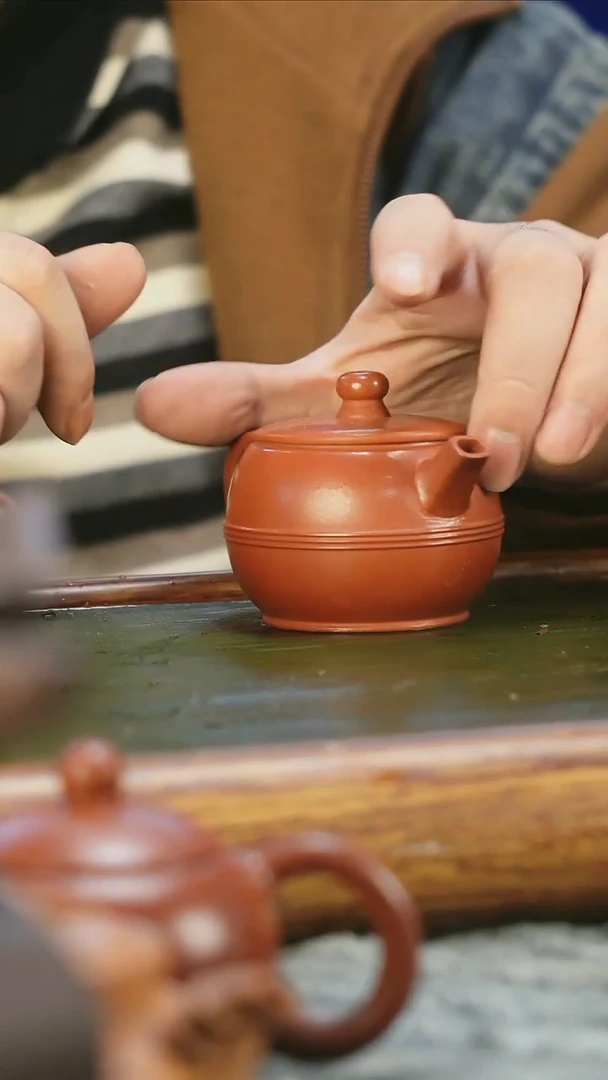 茶壶紫砂朱泥小圆珠