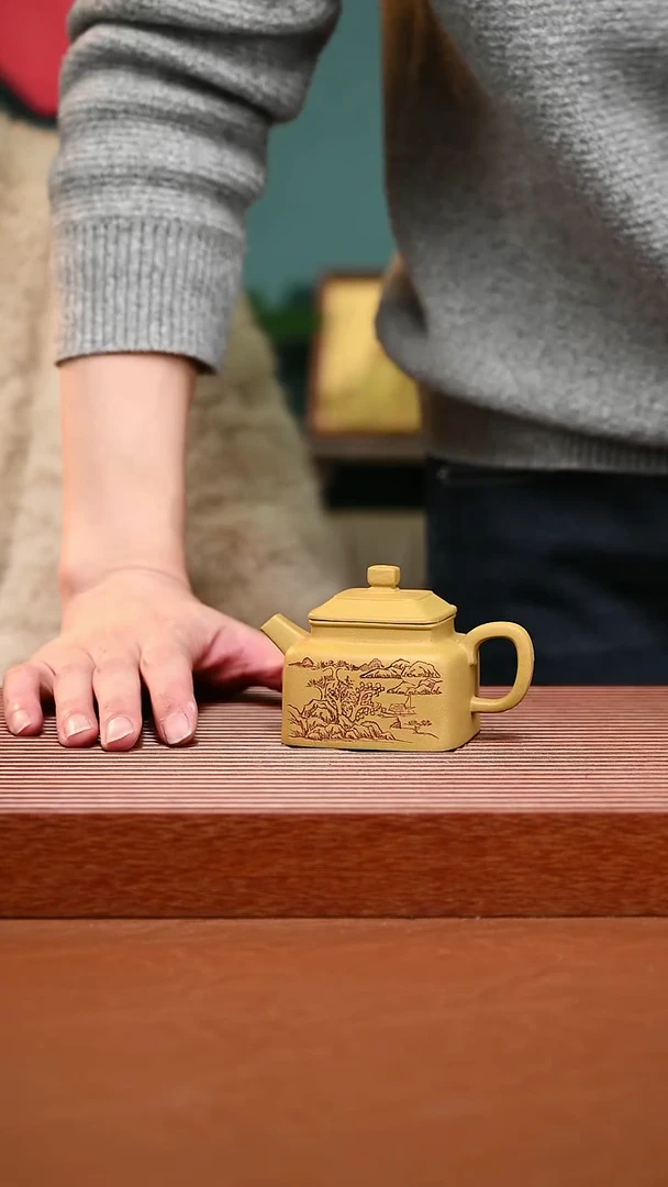 茶壶紫砂紫砂壶四方德钟220