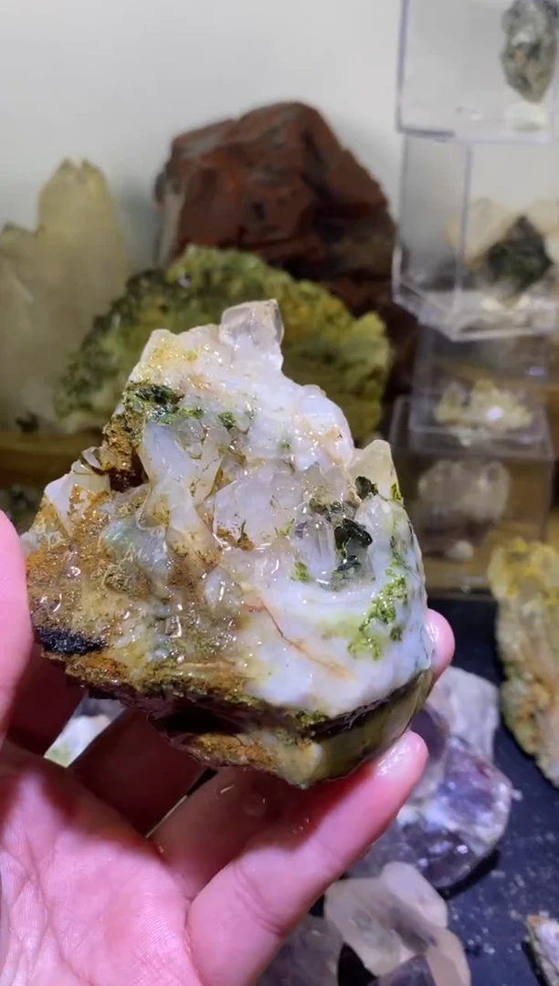 未镶嵌珠宝半成品水晶14号230g四川美姑超七花园水晶