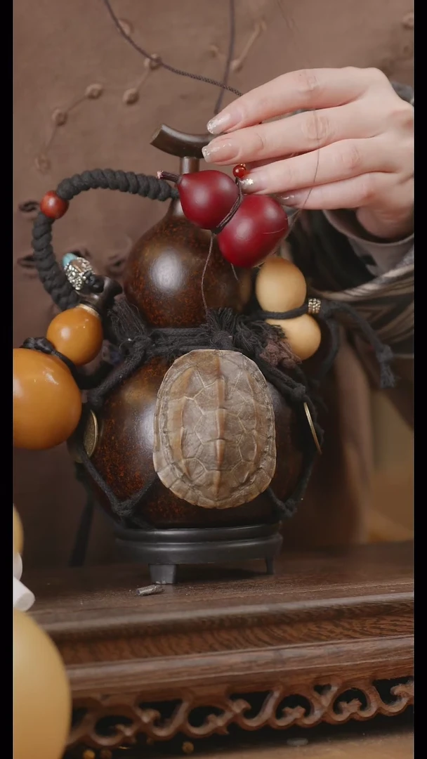 【闪购商品】291号精品天然大漆工艺防渗内胆酒葫芦~