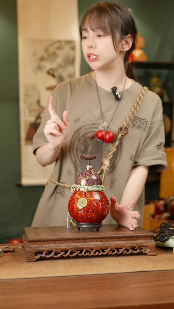 244号精品天然大漆酒葫芦一物一拍~