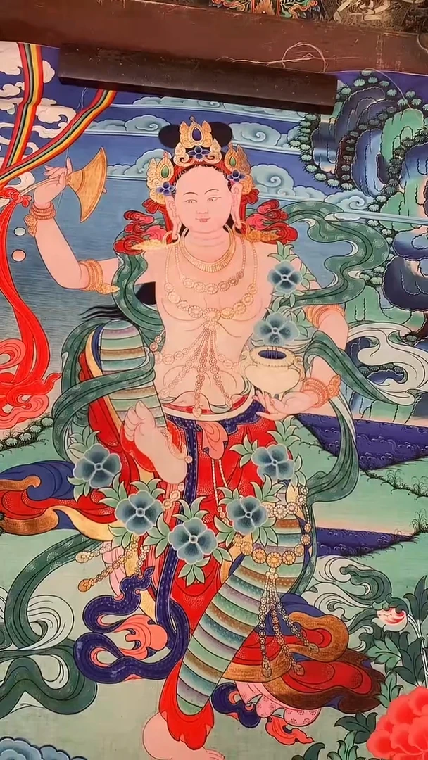 装裱画精美唐卡tk16094