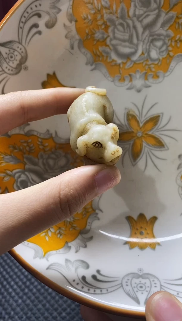 瓷片瓷片 瓷器 摆件 1个