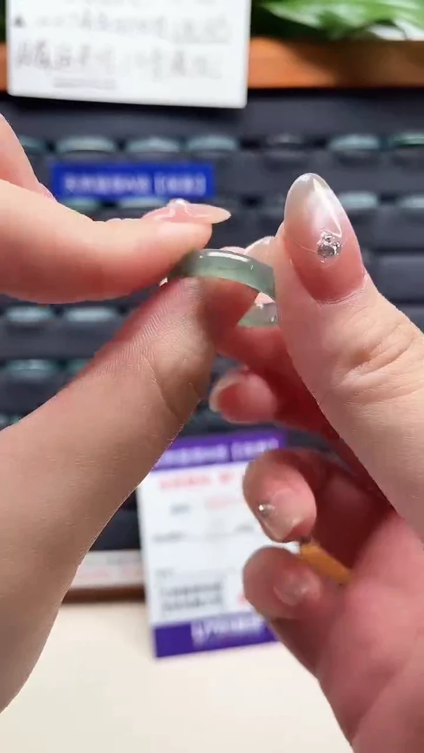 【闪购商品】翡翠戒指未镶嵌天然翡翠A货戒圈1579