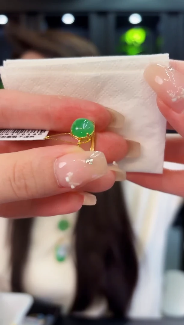 翡翠戒指未镶嵌缅料A货/多样性发货/一件