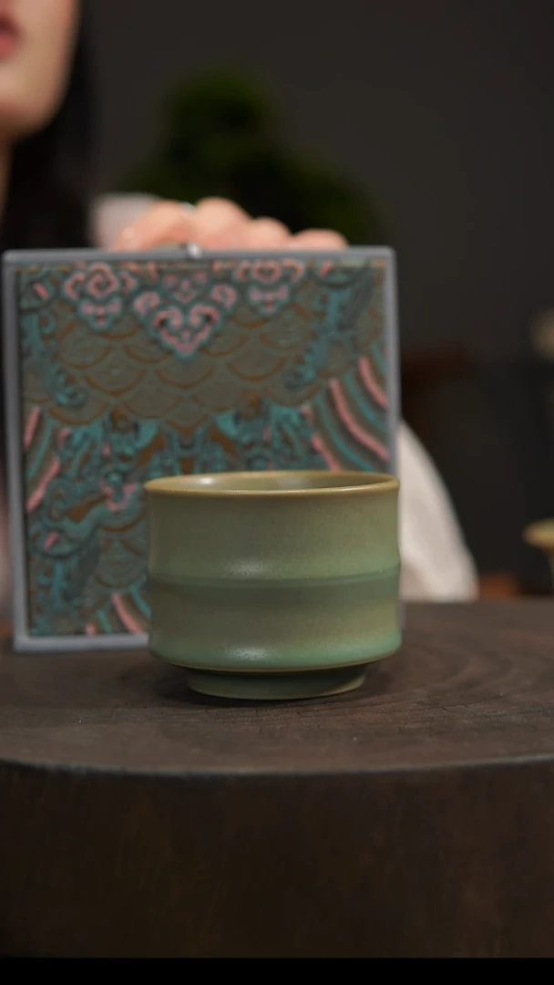 杯子竹节杯 汝州原产地  原矿老釉