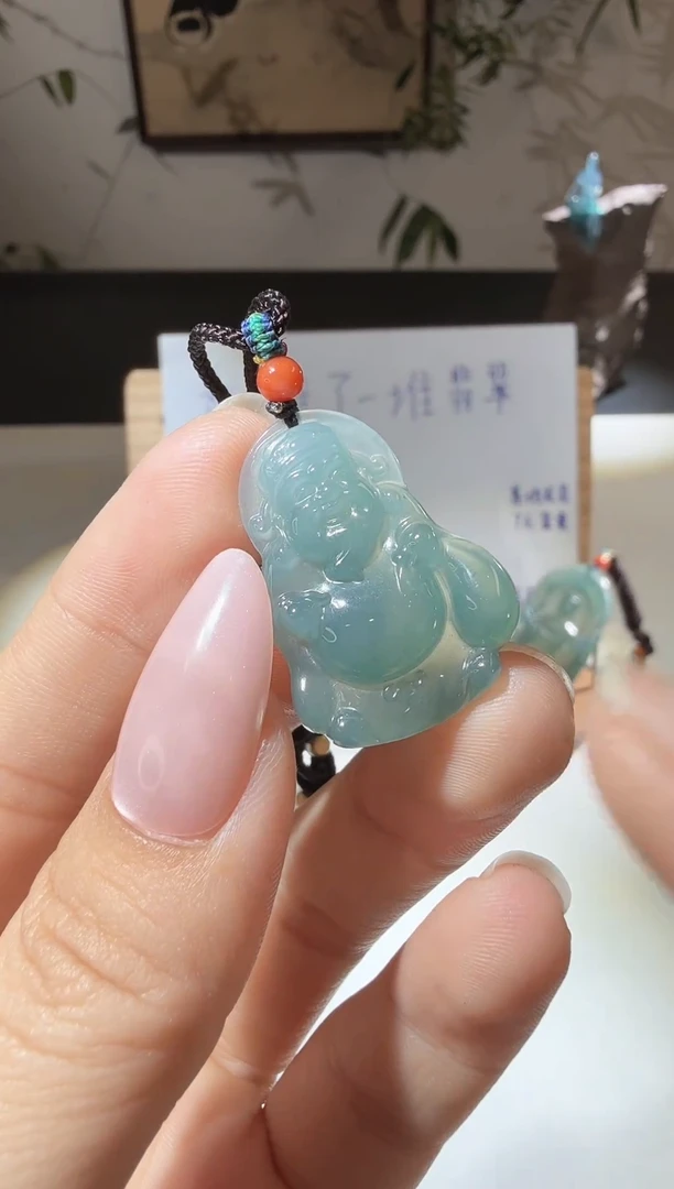 吊坠(不含链)未镶嵌翡翠财神爷