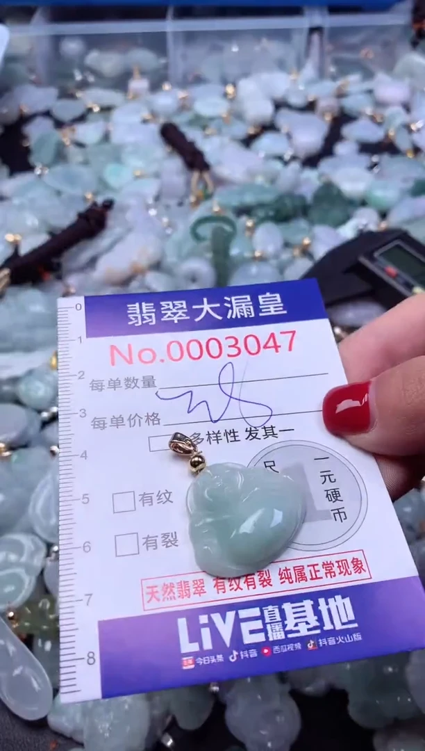 颈饰未镶嵌翡翠3047