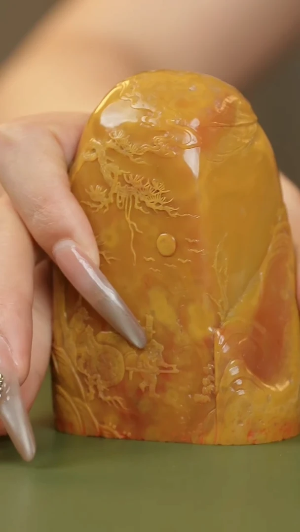 老挝石印石篆刻张志超X47787关圣帝君