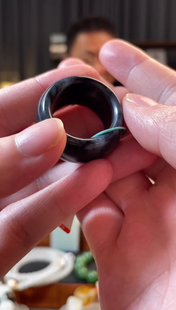 和田玉未镶嵌吊坠(不含链)扳指22.5内径