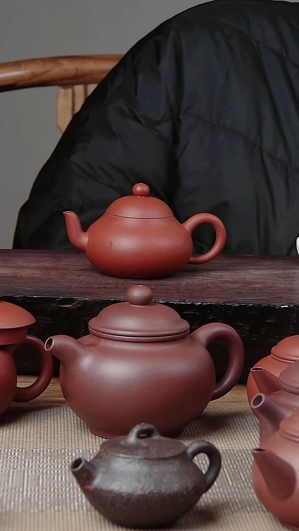 茶壶紫砂朱泥半手梨式100cc