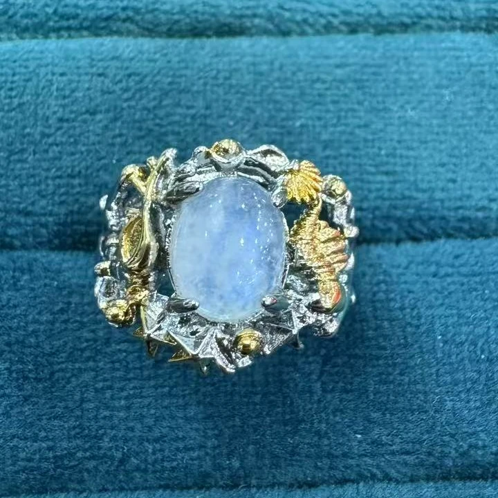 CT3558【百百福珠宝】月光石戒指-03