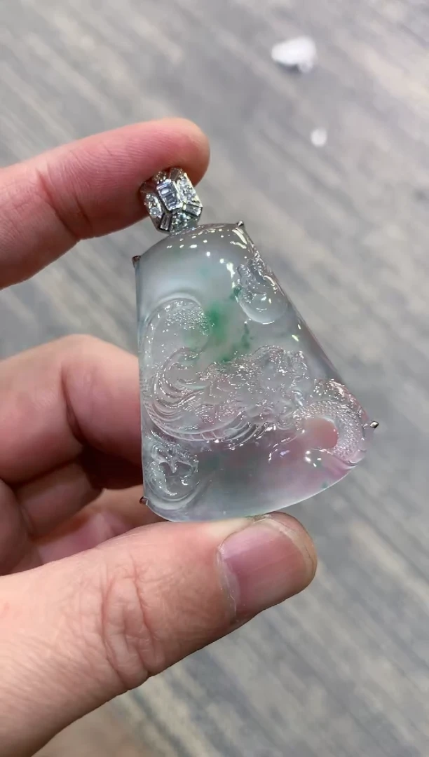 颈饰未镶嵌翡翠天然A货翡翠