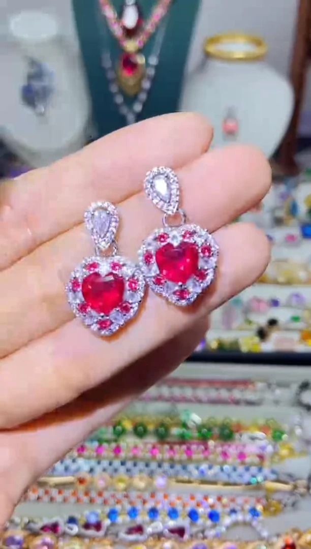 银S925镶嵌戒指烟晶210