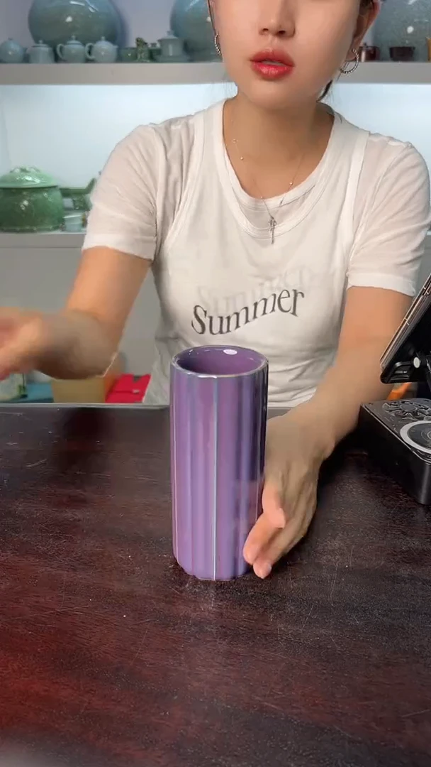 龙泉云间青瓷小米茶器