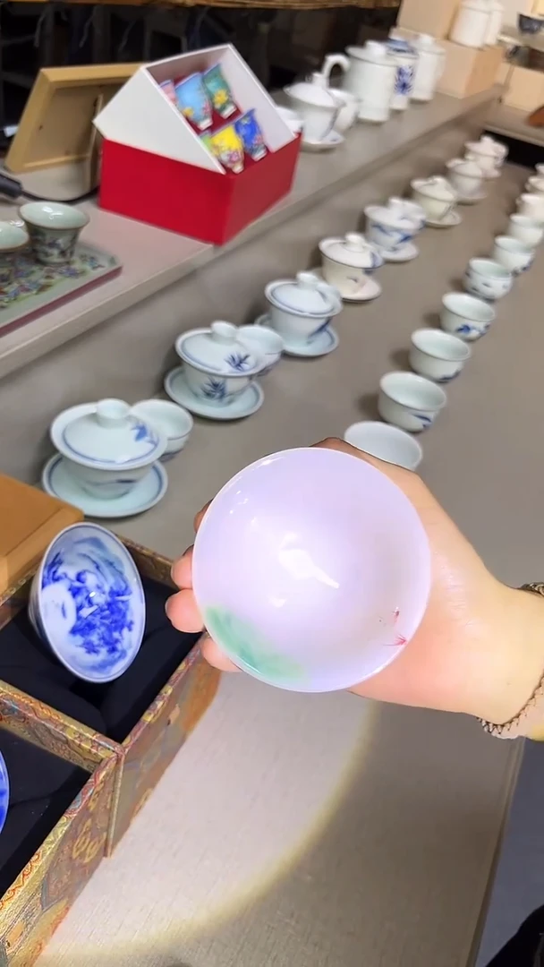 景德镇高温瓷荷塘月色