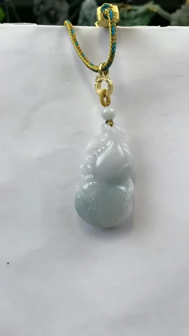 【闪购商品】翡翠颈饰未镶嵌2306(赠链)部分宝贝微瑕主播介绍为准