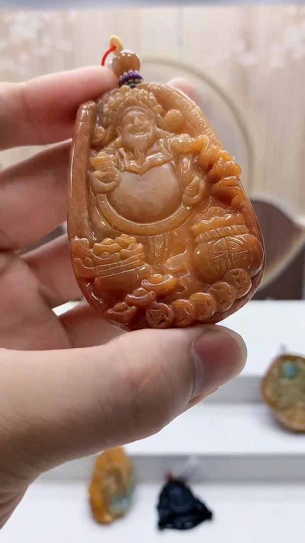 定制翡翠未镶嵌4812bb-毛货挂件69