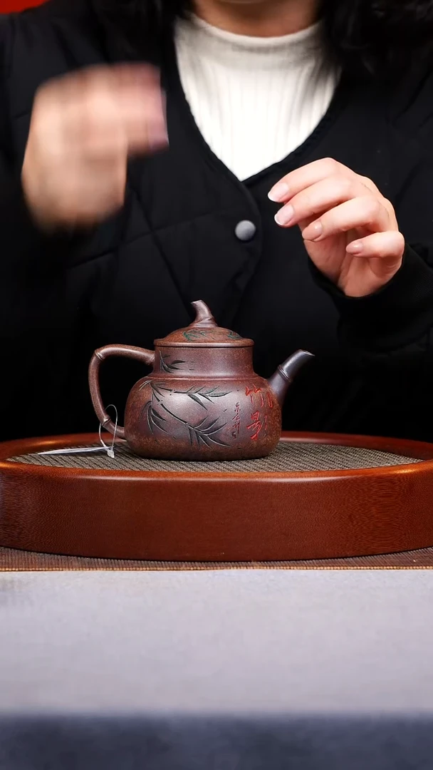 茶壶紫砂宜兴紫砂 李志刚