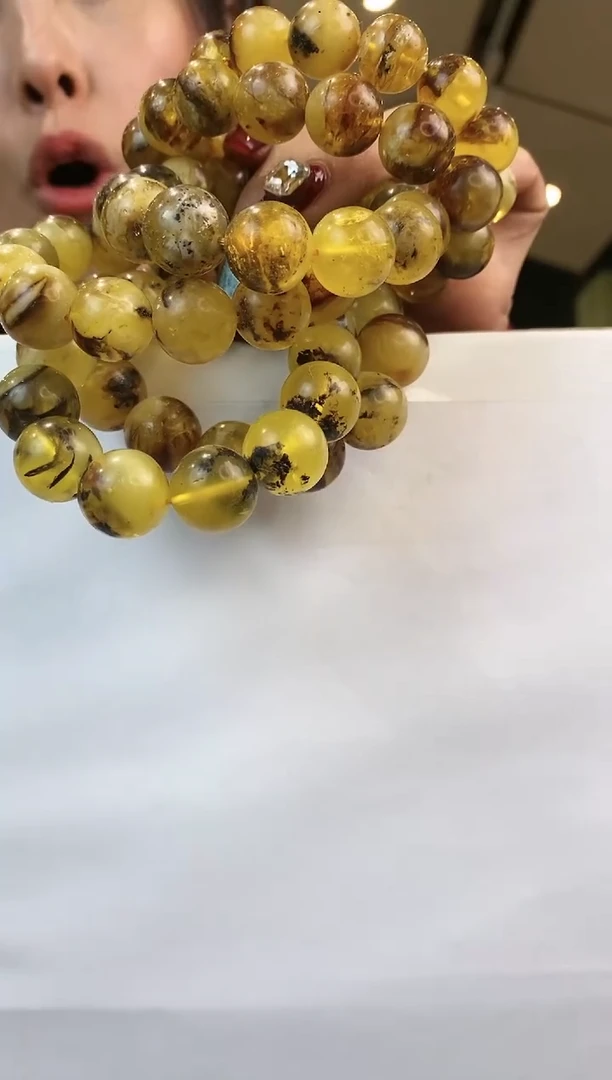 【闪购商品】琥珀手链未镶嵌多样性发一