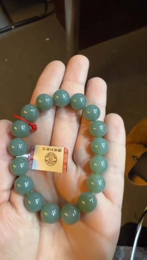 未镶嵌手串和田玉且末蓝手串（产地直发）