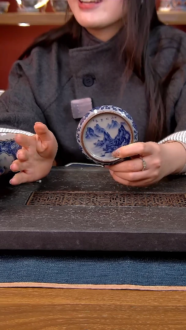 大*哥简装家用款1件套 老陶泥开片纹陶瓷茶具