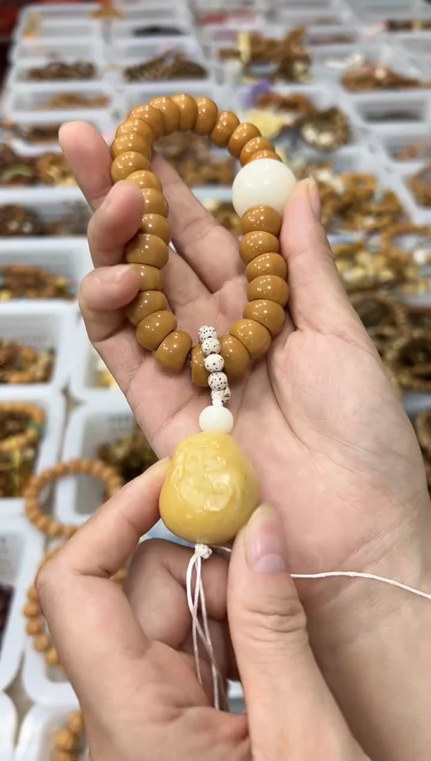 手串猴头核桃卡14mm左右猴头龙岩料 设计款蒜瓣大肠手持