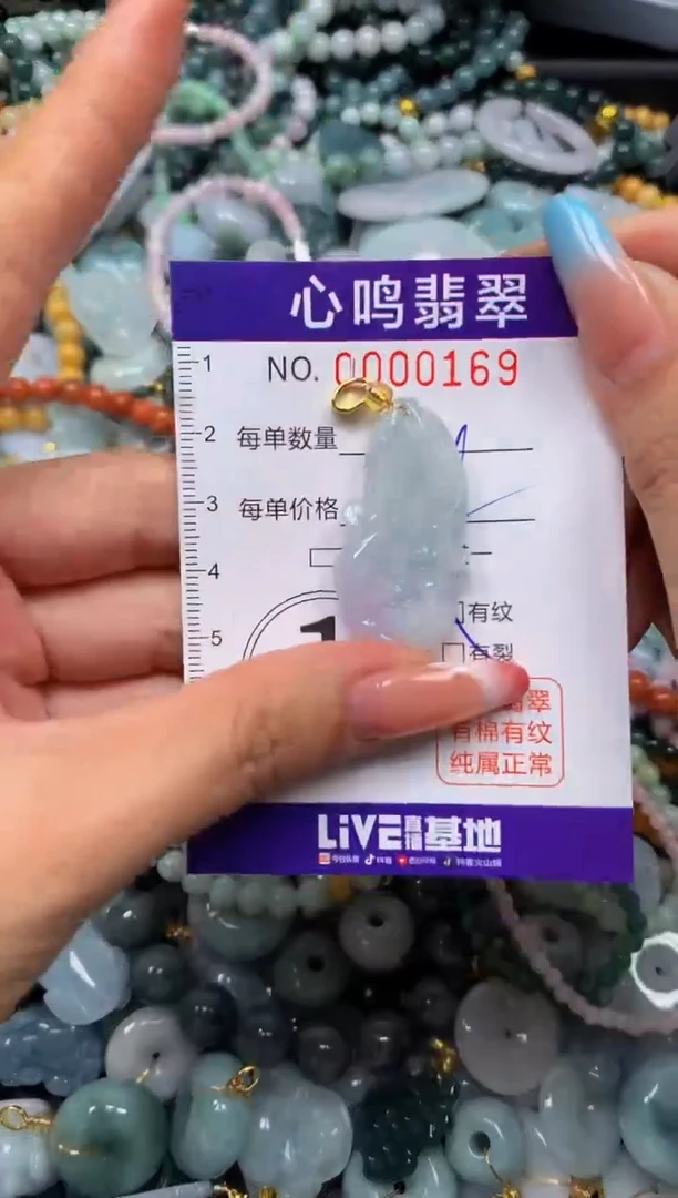 翡翠未镶嵌颈饰闪购00169