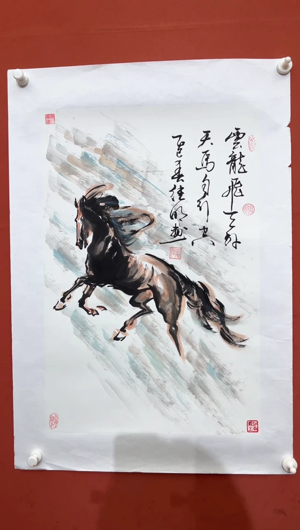 国画李继明老师现场创作 12