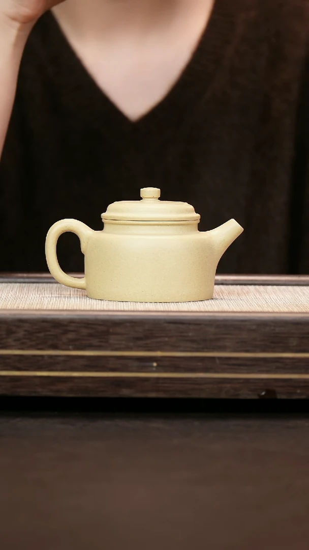 茶壶紫砂原矿本绿  德钟