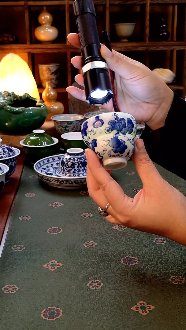 【手工手绘葫芦花葫芦杯】