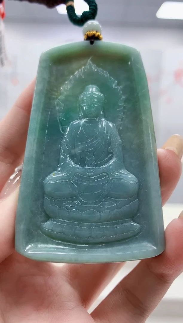 未镶嵌定制翡翠4812jw-毛货挂件54