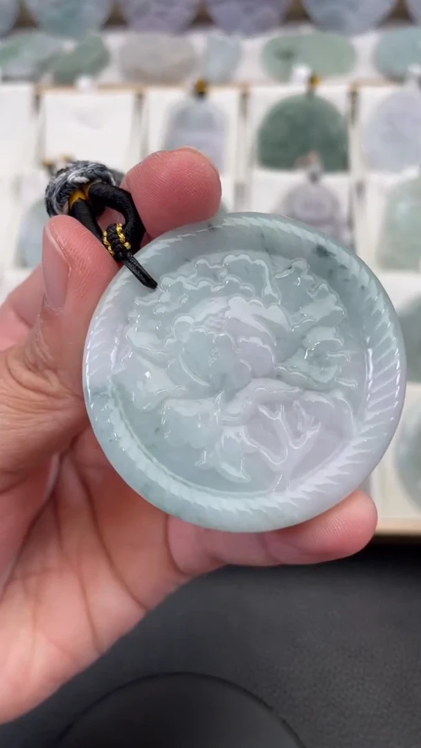 颈饰未镶嵌翡翠天然缅甸翡翠A货217