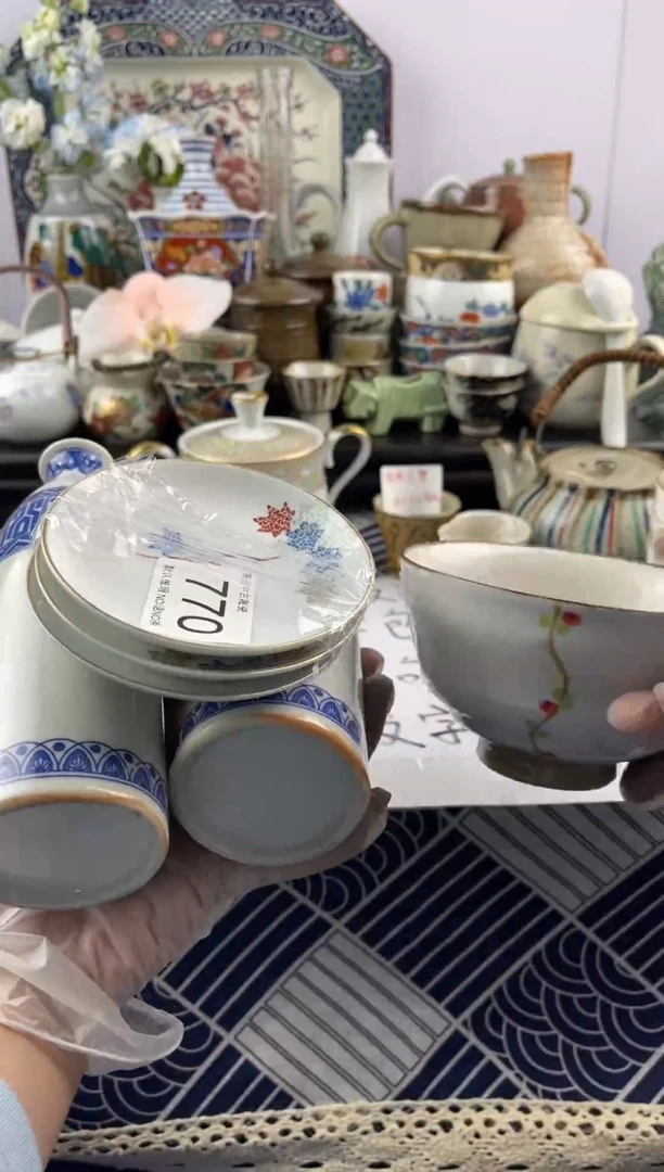 瓷片潮****茶默认微瑕，回流瓷器772 770 771