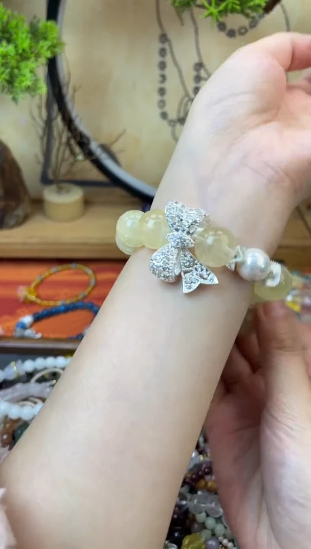 【闪购商品】黄晶手链未镶嵌226手串