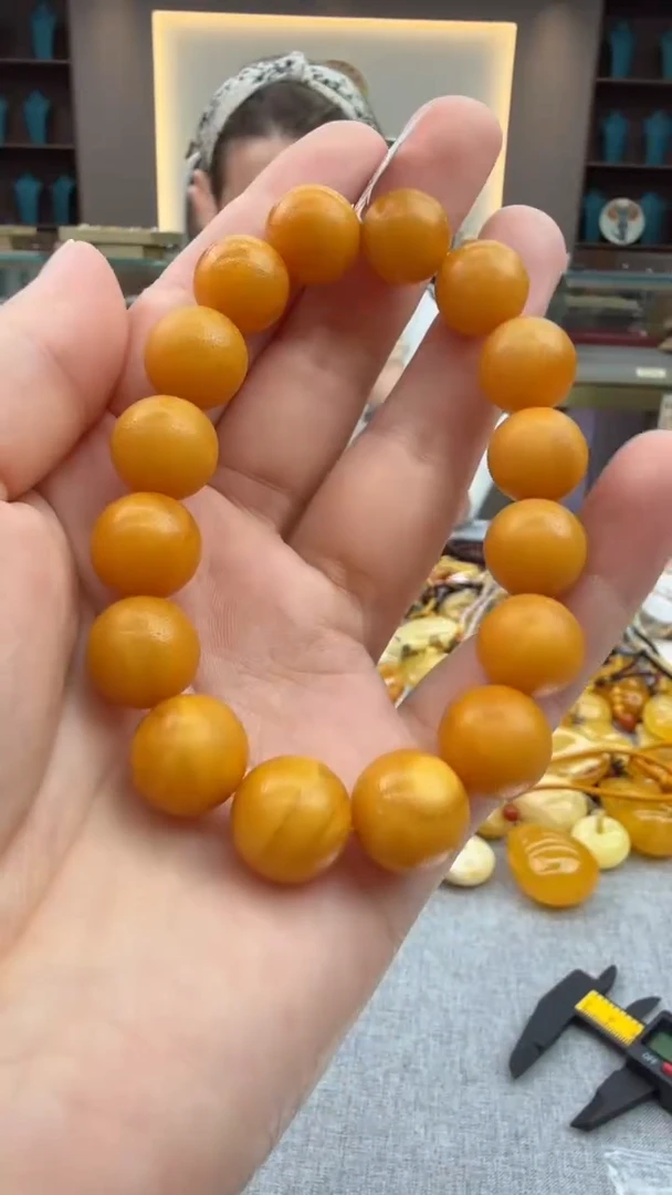 手链琥珀未镶嵌219秒拍号 假一罚三