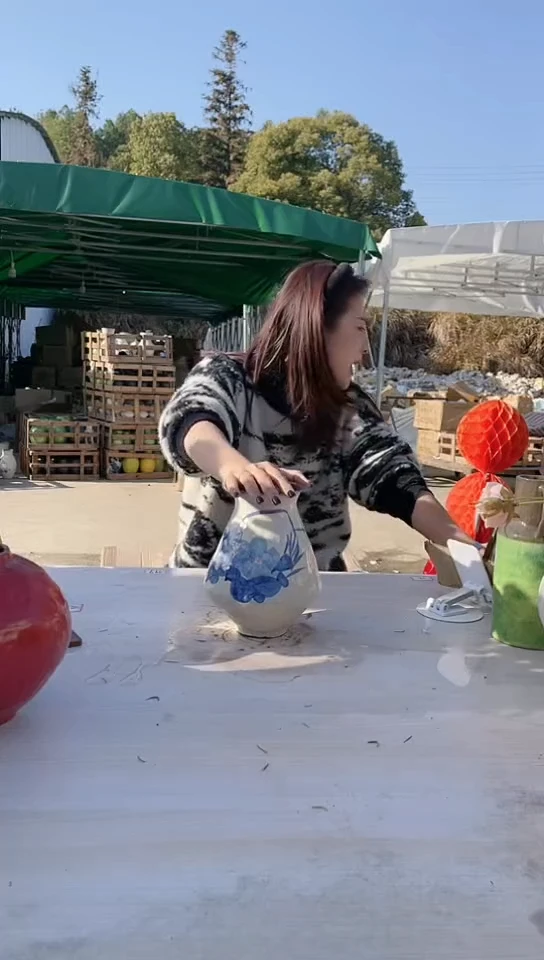 【闪购商品】陶瓷景德镇手工陶瓷tui