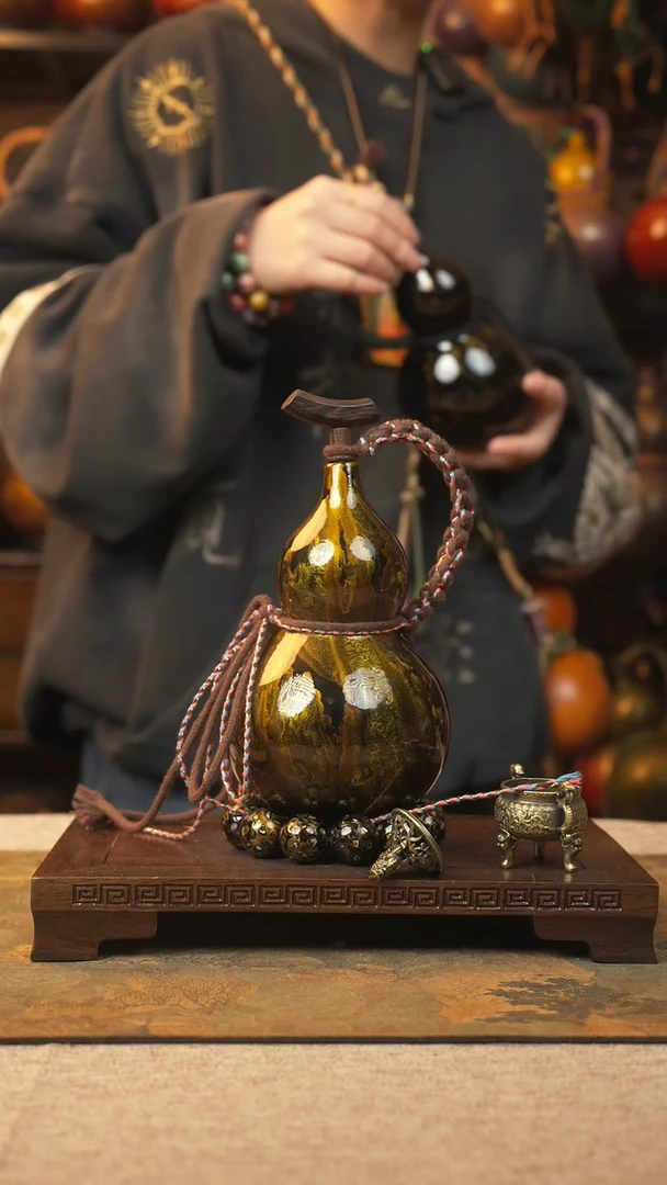 【闪购商品】003大漆葫芦一物一拍记葫堂出品