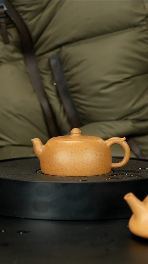 【闪购商品】紫砂茶壶老宕口天花板黄金段井栏微微瑕大漏