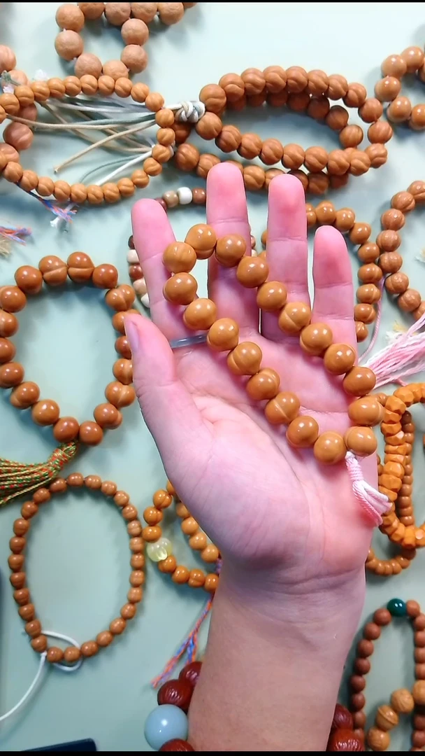 手串猴头核桃?*蓝猴头微瑕屁桃14+