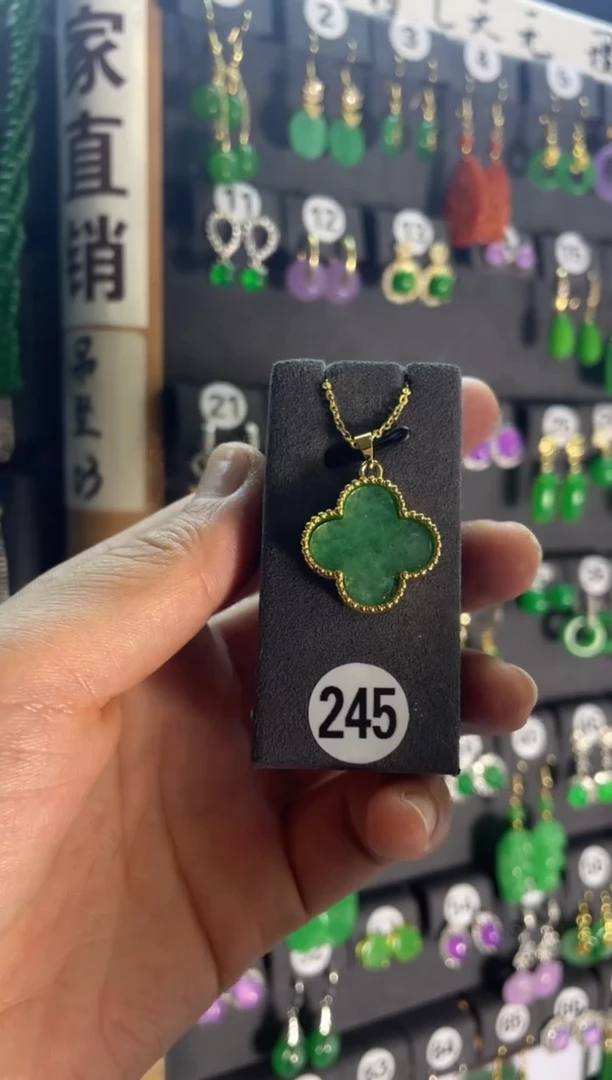 【闪购商品】翡翠耳饰银S925镶嵌245...