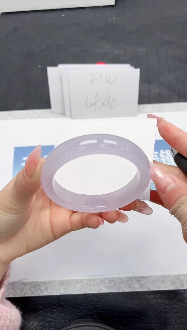 【闪购商品】石英质玉手镯未镶嵌K149-57.1