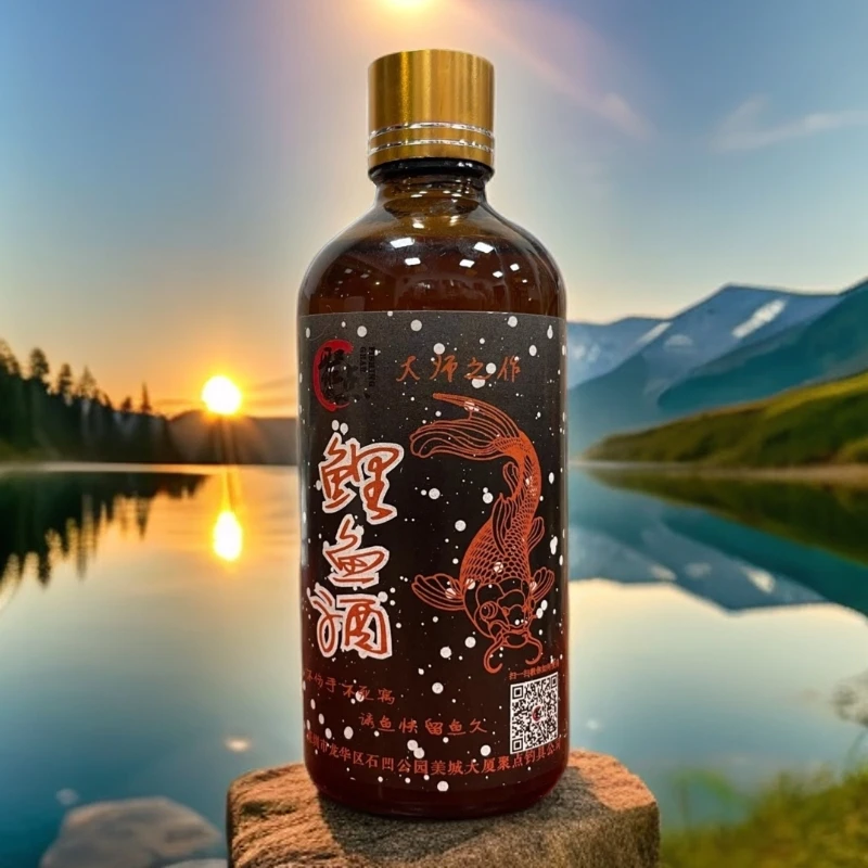 泡制大师出品鲤鱼中药酒黑坑野钓专用快速诱食开口饵料添加剂