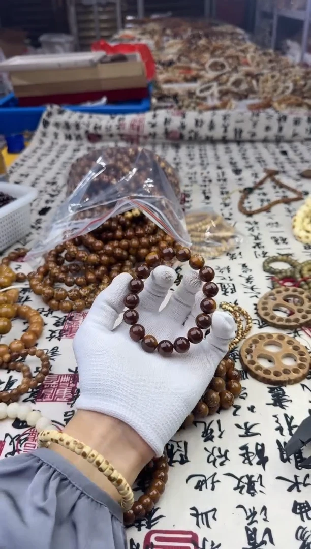 紫金鼠手串紫金鼠正圆光珠多样性发货福利款