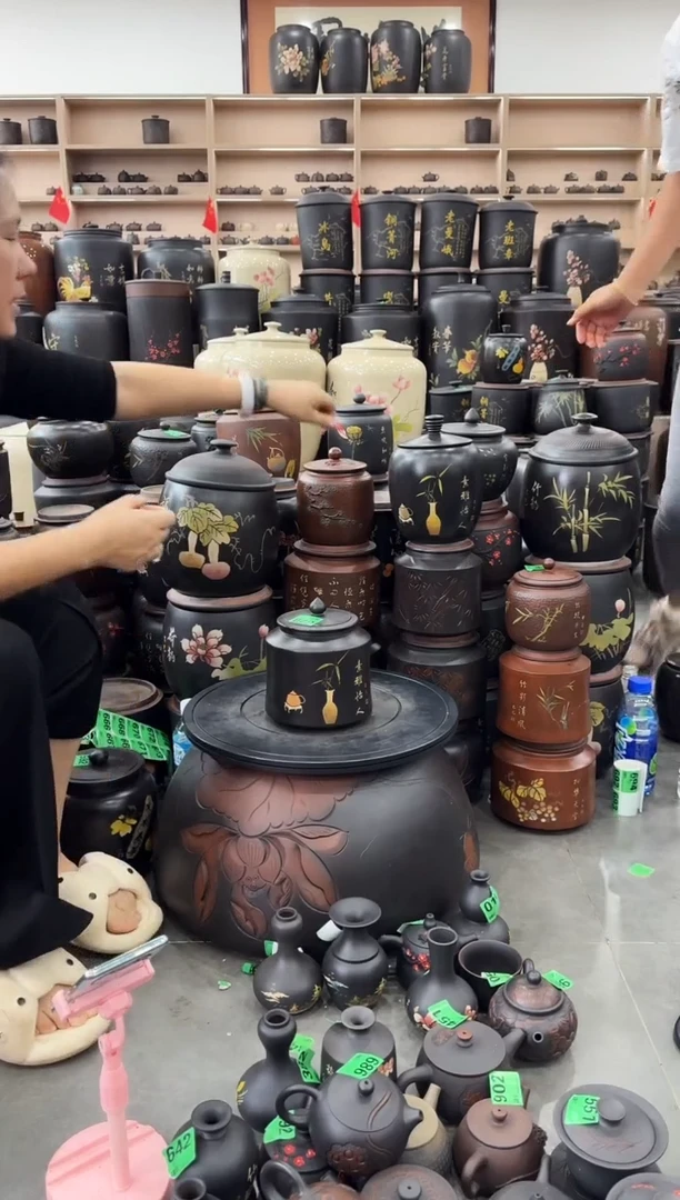 罐瑕疵 彩填 茶叶罐 620
