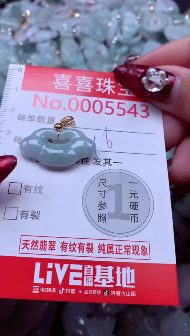 颈饰未镶嵌翡翠5543