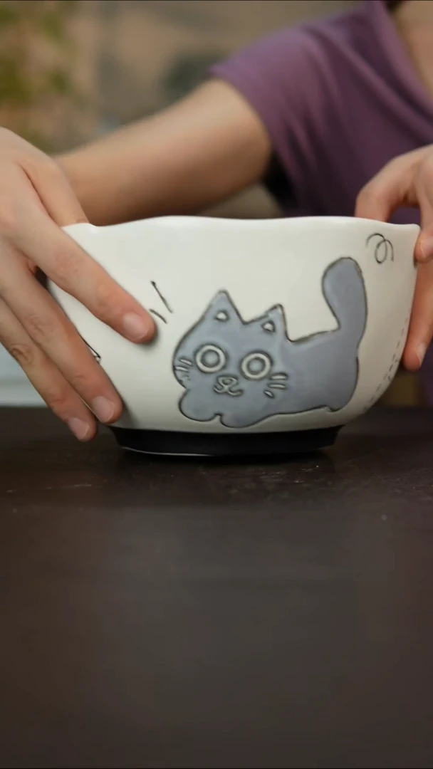 杯景德镇陶瓷杯碗柴烧多人瑕疵