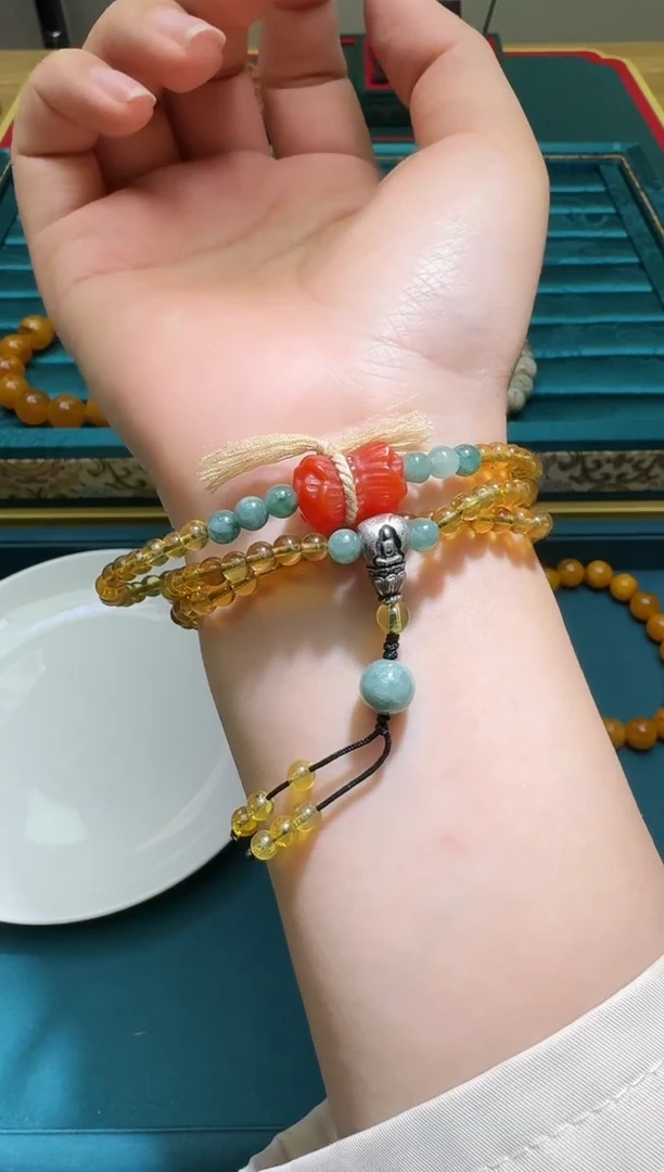 手链琥珀未镶嵌多样性发一件 538